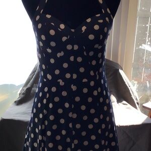 BETSY JOHNSON HALTER DRESS